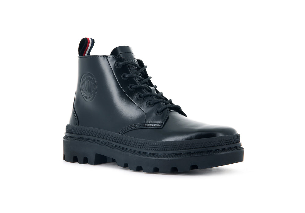 Zapatos Altas Palladium PALLATROOPER HI-1 Hombre Negras | Costa Rica-39657